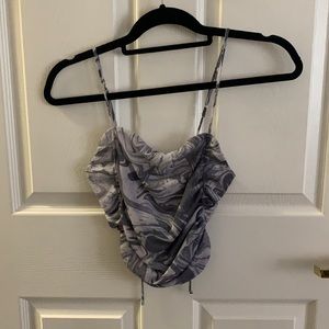 URBAN OUTFITTERS Marble Cropped Tank
